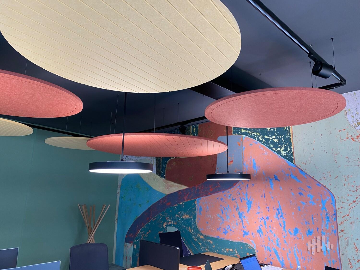 Panneaux acoustiques pour plafond en PET - Archisonic Ceiling