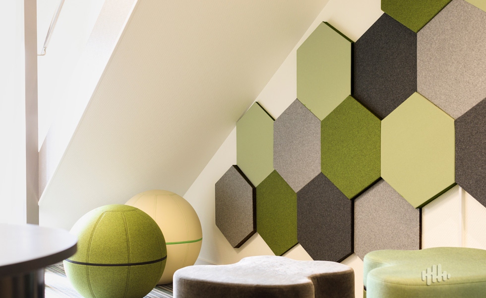 Panneau acoustique hexagonal - Perfect Acoustic