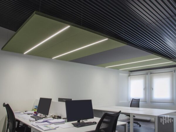 Silente LED Linear - luminaire acoustique