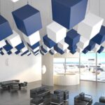 Cubic - panneau acoustique plafond