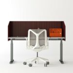 WRAP & MOON - écran acoustique de bureau en PET