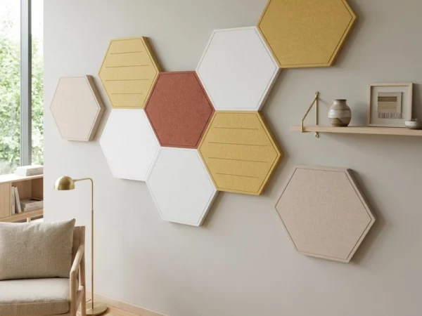 Hexa panneau acoustique mural