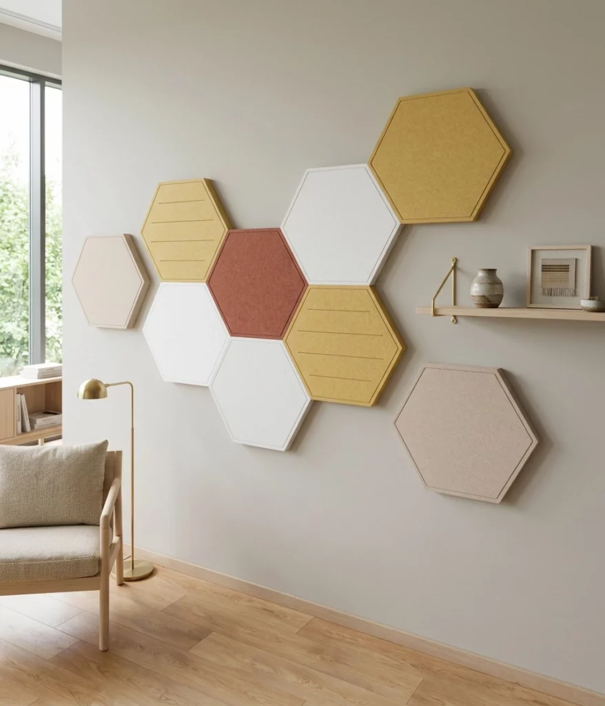 Hexa panneau acoustique mural
